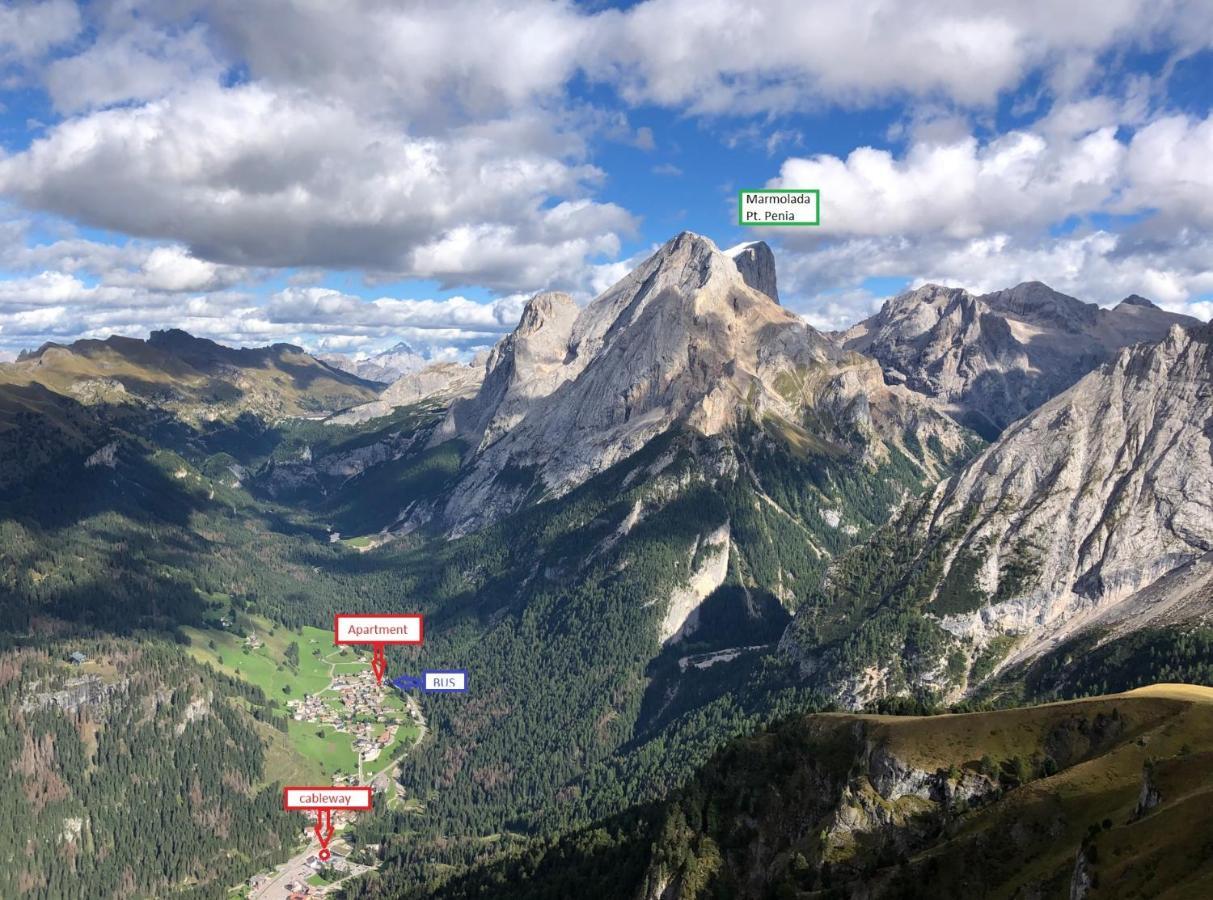 A Un Passo Dagli Impianti - Penia Di Canazei Екстер'єр фото